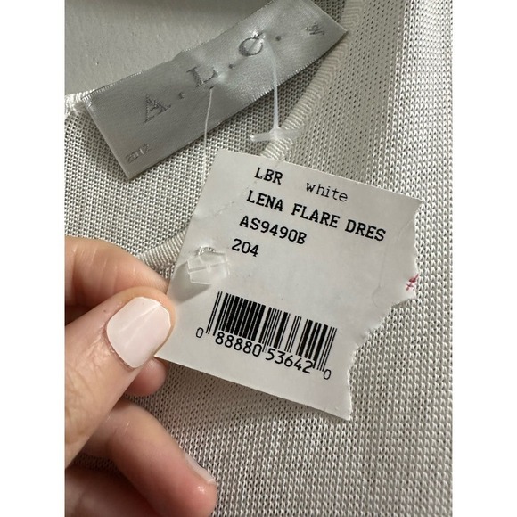 A.L.C. LENA DRESS WHITE Size L - Picture 5 of 10